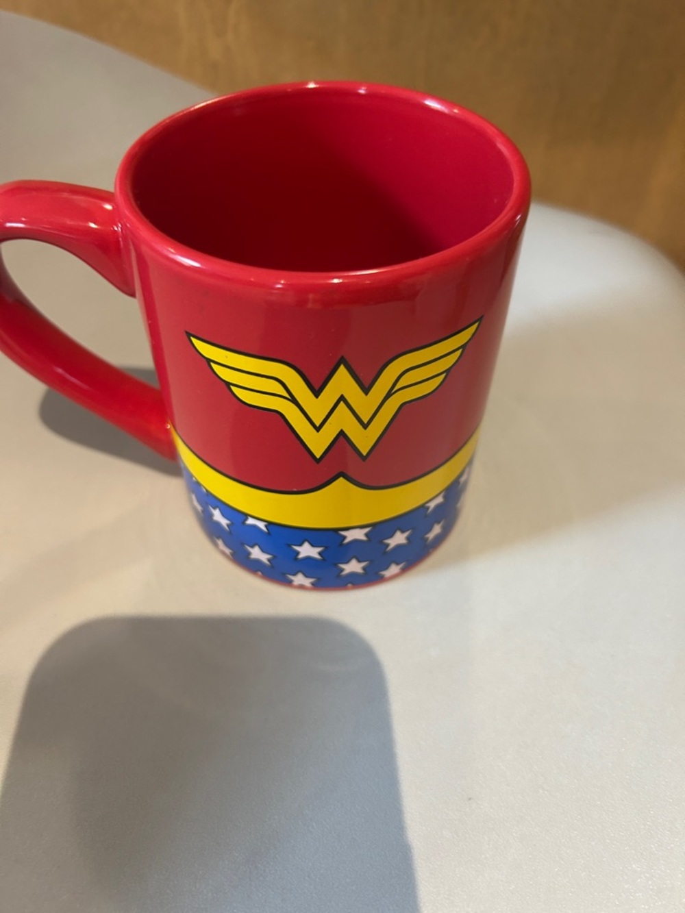 DC Comics Wonder Woman Red, Yellow, Blue Ceramic Mug
